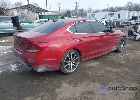2021 Genesis G70 3.3T Awd из США, поврежденный, VIN KMTG34LE6MU076701
